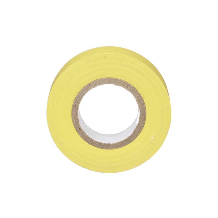 Cinta Eléctrica STRONGHOLD para Aislar, de PVC, Uso General Reparación y Mantenimiento, Grosor de 0.18mm (7 mil), Ancho de 19mm, y 20.12m de Largo, Color Amarillo