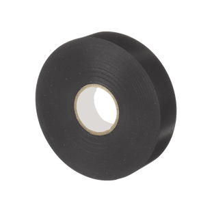 Cinta Eléctrica STRONGHOLD para Aislar, de PVC, Uso Profesional en Construcción Eléctrica, Grosor 0.18mm (7 mil), Ancho 19mm, y 20m Largo, Color Negro.
