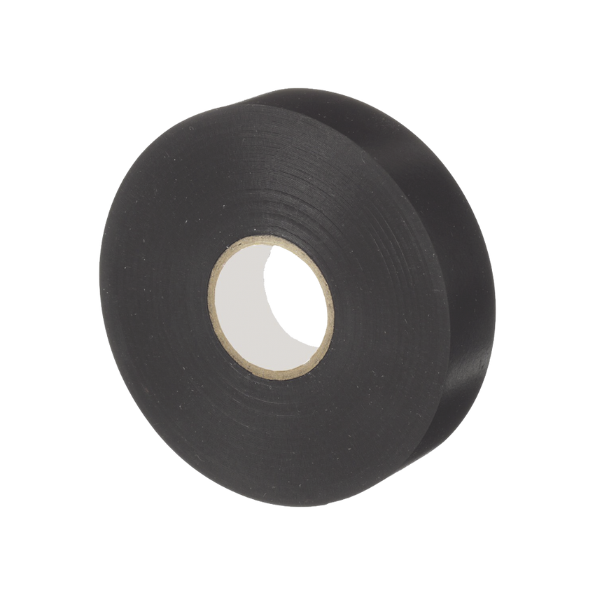 Cinta Eléctrica STRONGHOLD para Aislar, de PVC, Uso Profesional en Construcción Eléctrica, Grosor 0.18mm (7 mil), Ancho 19mm, y 20m Largo, Color Negro.