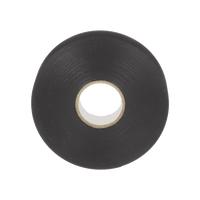 Cinta Eléctrica STRONGHOLD para Aislar, de PVC, Uso Profesional en Construcción Eléctrica, Grosor 0.18mm (7 mil), Ancho 19mm, y 20m Largo, Color Negro.