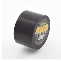 Cinta Eléctrica STRONGHOLD Para Aislar, de PVC, Trabajo Pesado Eléctrico (UV, abrasión, aceite, corrosión), Grosor 0.21 mm (8.5 mil), Ancho 50 mm, y 20 m Largo, Uso Int./Ext., Color Negro. Superior a cinta Super 33