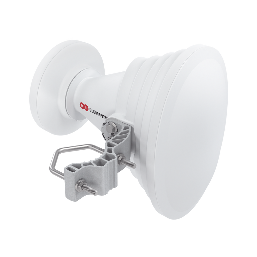 Antena Sectorial Asimétrica Starter Horn de 45º, 5150 - 5950 MHz, ganancia de 17 dBi, conexión directa con radios IS-5AC, PS-5AC y IS-M5, conexión RP-SMA