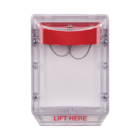 Cubierta Protectora de Policarbonato Serie Stopper II® , Con Bocina, Sin Espaciador, Montaje Empotrado, Sin Etiqueta