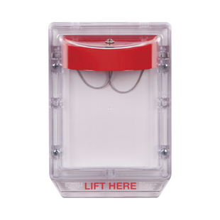 Cubierta Protectora de Policarbonato Serie Stopper II® , Con Bocina, Sin Espaciador, Montaje Empotrado, Sin Etiqueta