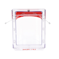 Cubierta Protectora Serie Stopper IIÆ De Policarbonato Super Resistente, Montaje Empotrado, Texto En Inglés, Sin Bocina