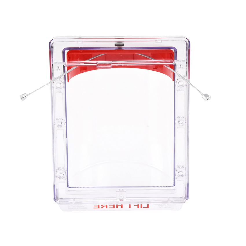 Cubierta Protectora Serie Stopper II� De Policarbonato Super Resistente, Montaje Empotrado, Texto En Ingl�s, Sin Bocina