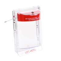 Cubierta Protectora Serie Stopper II� De Policarbonato Super Resistente, Montaje Empotrado, Texto En Ingl�s, Sin Bocina