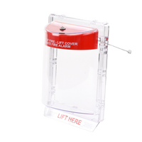 Cubierta Protectora Serie Stopper II� De Policarbonato Super Resistente, Montaje Empotrado, Texto En Ingl�s, Sin Bocina