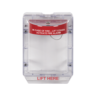 Protector para Estación de Jalón, con Espaciador, Texto en Ingles