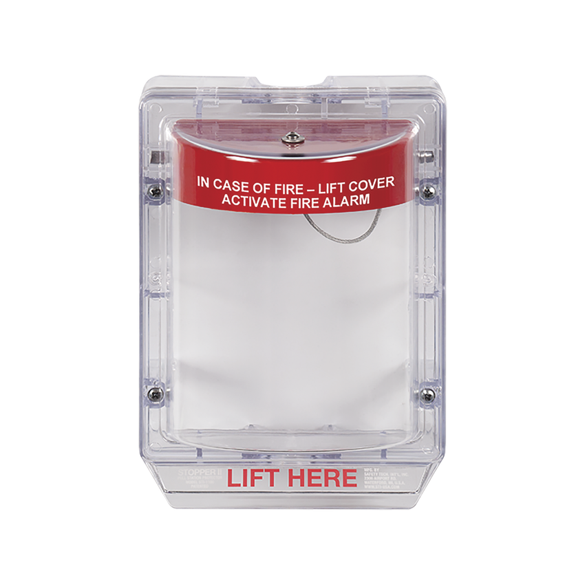 Protector para Estación de Jalón, con Espaciador, Texto en Ingles