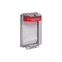 Cubierta Transparente Serie Universal Stopper®, Texto De Incendio En Español