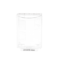 Cubierta Universal Transparente con Espaciador, Texto en Español
