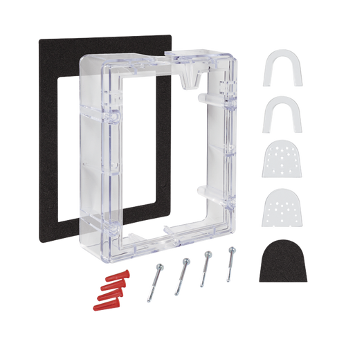 Espaciador de conducto transparente con juntas, para la serie Stopper II®Espaciador de conducto transparente con juntas, para la serie Stopper II®
