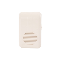 Timbre Inalámbrico Para Puerta Con 10 Tonos, Hasta 150m Linea de Vista, Con Receptor Inalámbrico Incluido, 110Vca