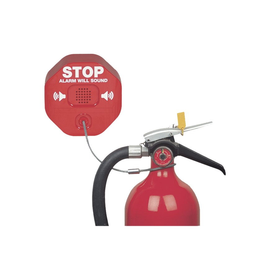Alarma Para Extintores De Incendio Serie Theft Stopper®, Evita Robo y Mal Uso. Con bocina a 12Vcd