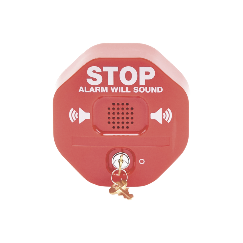 Alarma Multifunción Exit Stopper® para proteger puertas dobles (incluye contactos magnéticos)