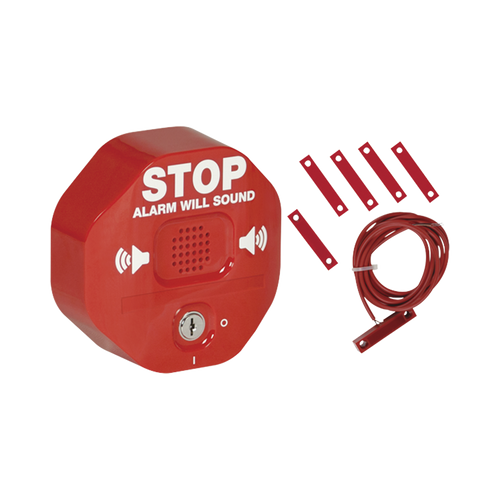 Alarma Multifunción Exit Stopper® para proteger puertas dobles (incluye contactos magnéticos)