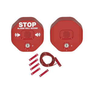 Alarma Multifunción Exit Stopper® Con Bocina Remota, Para Puertas Dobles, Solo Interiores