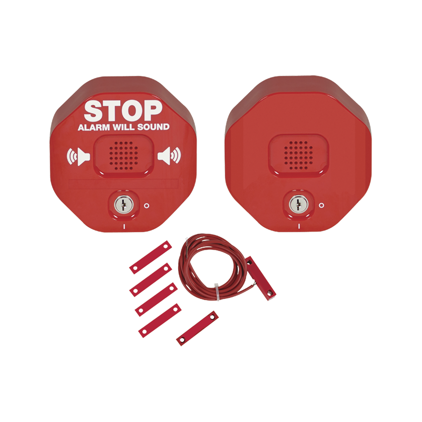 Alarma Multifunción Exit Stopper® Con Bocina Remota, Para Puertas Dobles, Solo Interiores