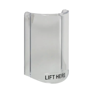 Cubierta Protectora De Policarbonato, Súper Resistente, Sin Sonido, Texto En Ingles, Para Botones Multiusos Serie Stopper® Station De STI