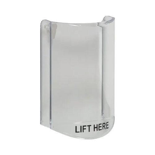 Cubierta Protectora De Policarbonato, Súper Resistente, Sin Sonido, Texto En Ingles, Para Botones Multiusos Serie Stopper® Station De STI