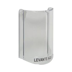 Cubierta Protectora De Policarbonato, Súper Resistente, Sin Sonido, Texto En Español, Para Botones Multiusos De STI