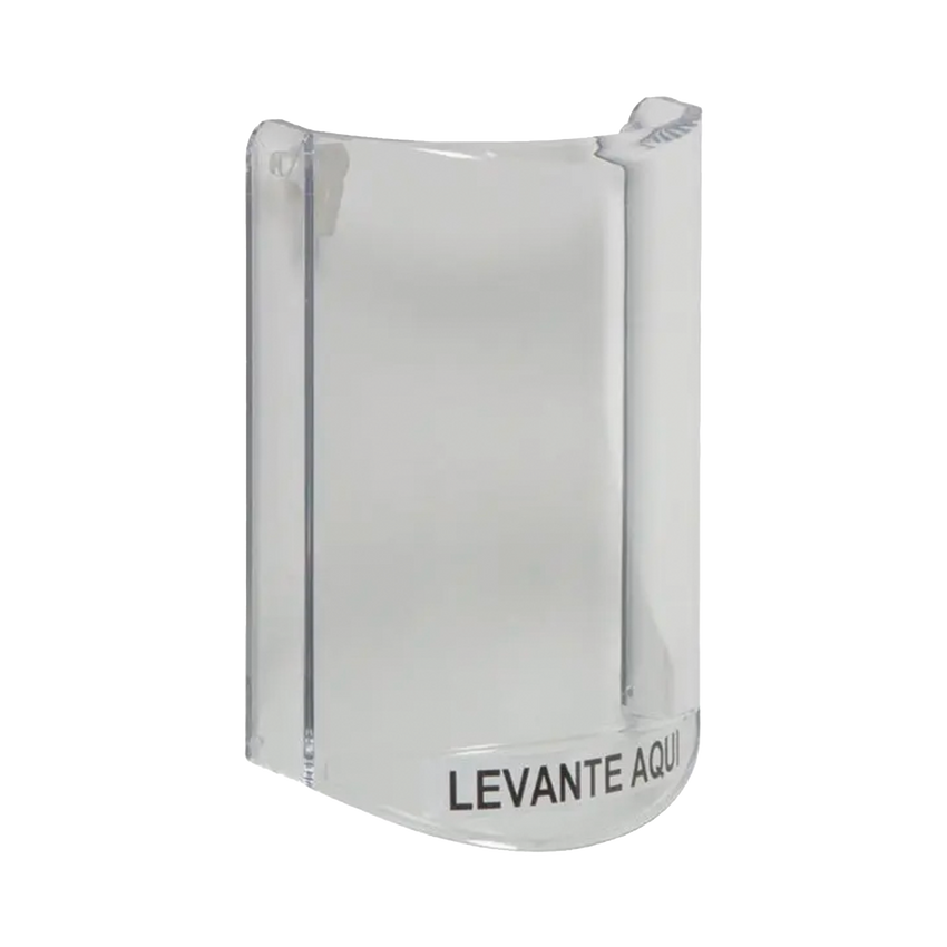 Cubierta Protectora De Policarbonato, Súper Resistente, Sin Sonido, Texto En Español, Para Botones Multiusos De STI