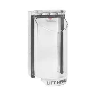 Cubierta De Policarbonato Serie Bopper Stopper®, Para Lectora, Sin Llave, Transparente, Texto En Inglés