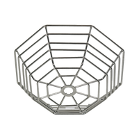 Rejilla de acero Web Stopper® para protección de detectores de humo de vandalismo y accidentes. Bajo perfil, montaje empotrado.