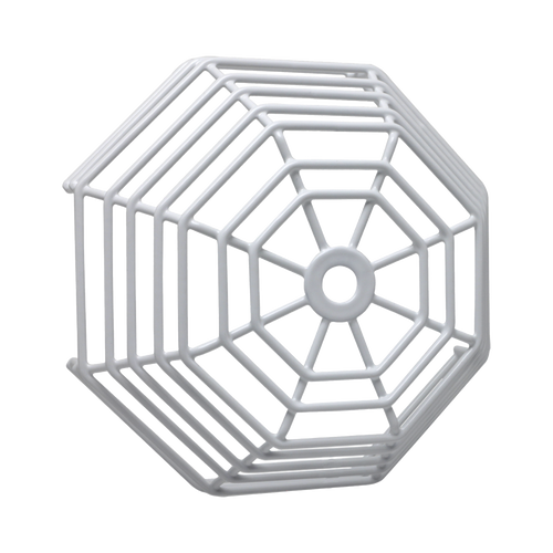 Rejilla de acero Web Stopper® para protección de detectores de humo de vandalismo y accidentes. Bajo perfil, montaje en superficie