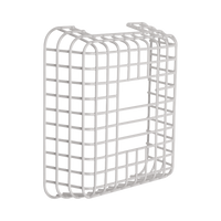 Jaula de acero FIRERAY Damage Stopper® para protección de detectores de haz óptico. Dimensiones 11.52 in (292 mm) altura x 10 in (254 mm) ancho x 3.58 in (91 mm) profundidad