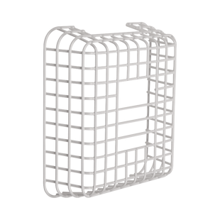 Jaula de acero FIRERAY Damage Stopper® para protección de detectores de haz óptico. Dimensiones 11.52 in (292 mm) altura x 10 in (254 mm) ancho x 3.58 in (91 mm) profundidad