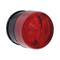 Microcontrolador SELECT-ALERT con Alarma Sirena/Estrobo para notificar Entradas/Salidas No Autorizadas y Emergencias, Color Rojo