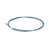 Patch Cord Cat6A, Diametro Reducido 28 AWG, Blindado S/FTP, CM/LS0H, 15 Metros (49.21 Pies), Color Azul