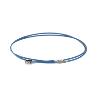 Patch Cord Cat6A, Diametro Reducido 28 AWG, Blindado S/FTP, CM/LS0H, 15 m, Color Azul