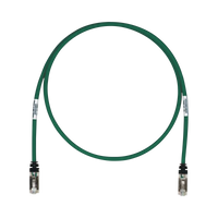 Patch Cord Cat6A, Blindado S/FTP, CM/LS0H, 10ft, Color Verde