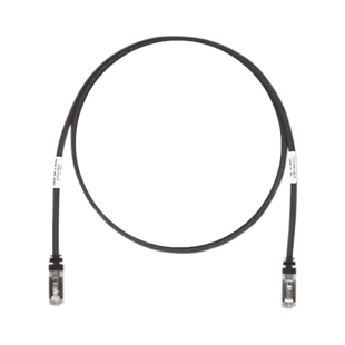 Patch Cord Cat6A, Blindado S/FTP, CM/LS0H, 10 Metros (32.81 Pies), Color Negro