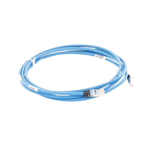 Patch Cord Cat6A, Blindado S/FTP, CM/LS0H, 10 Metros (32.81 Pies), Color Azul