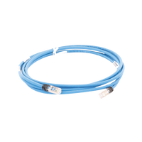 Patch Cord Cat6A, Blindado S/FTP, CM/LS0H, 10 Metros (32.81 Pies), Color Azul