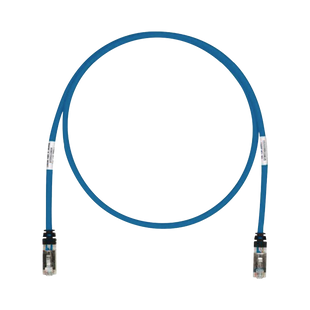 Patch Cord Cat6A, Blindado S/FTP, CM/LS0H, 10 Metros (32.81 Pies), Color Azul