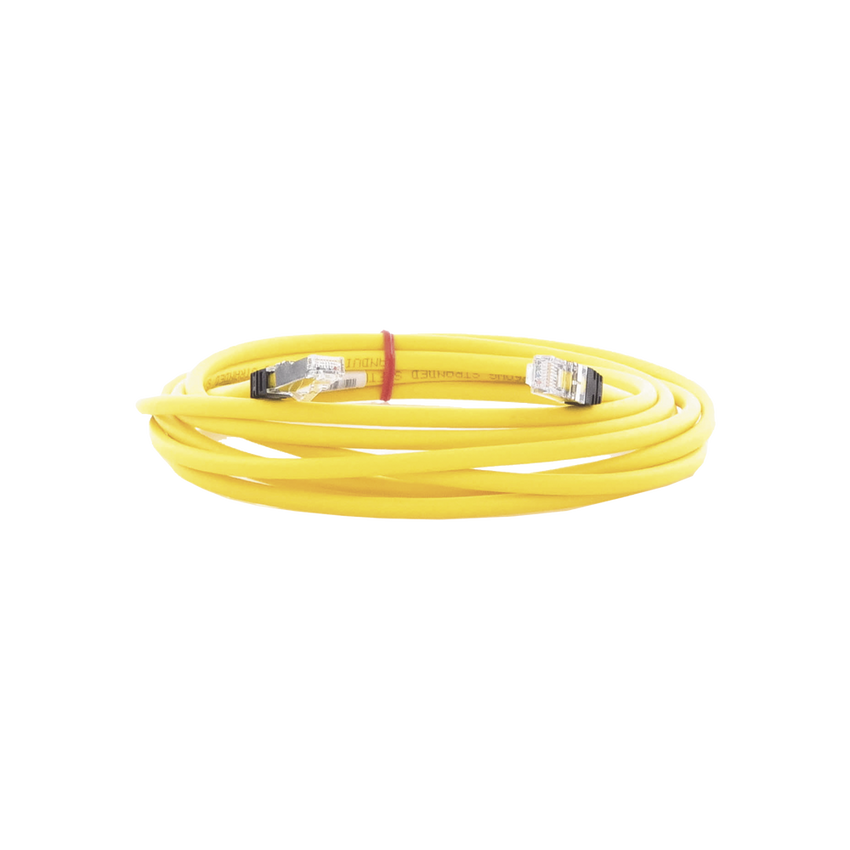 Patch Cord Cat6A, Blindado S/FTP, CM/LS0H, 3.96 Metros (13 Pies), Color Amarillo