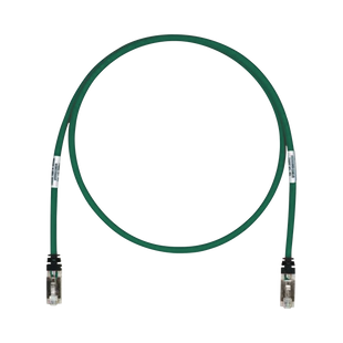 Patch Cord Cat6A, Blindado S/FTP, CM/LS0H, 25ft, Color Verde