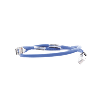 Patch Cord Cat6A, Blindado S/FTP, CM/LS0H, 0.61 Metros (2 Pies), Color Azul