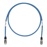 Patch Cord Cat6A, Blindado S/FTP, CM/LS0H, 2 Metros (6.56 Pies), Color Azul