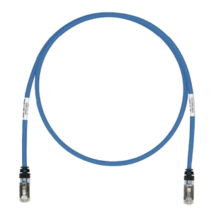 Patch Cord Cat6A, Blindado S/FTP, CM/LS0H, 2 Metros (6.56 Pies), Color Azul