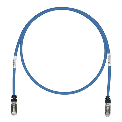 Patch Cord Cat6A, Blindado S/FTP, CM/LS0H, 2 Metros (6.56 Pies), Color Azul