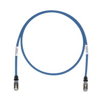 Patch Cord Cat6A, Blindado S/FTP, CM/LS0H, 30 ft, Color Azul