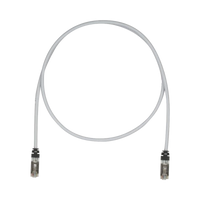 Patch Cord Cat6A, Blindado S/FTP, CM/LS0H, 3 m, Color Gris