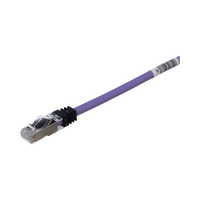 Patch Cord Cat6A, Blindado S/FTP, CM/LS0H, 1.52 Metros (5 Pies), Color Violeta