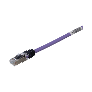 Patch Cord Cat6A, Blindado S/FTP, CM/LS0H, 1.52 Metros (5 Pies), Color Violeta